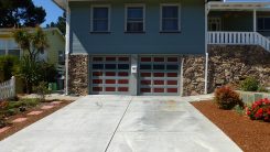 Custom residential garage doors